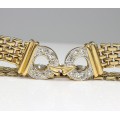 opulent colier sautoir ART DECO. gold plated. Franta anii '80